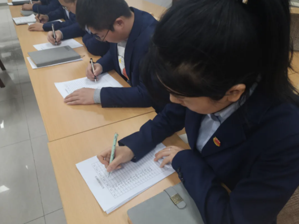 完美在线平台团委召开2021年度专题组织生活会(图4)