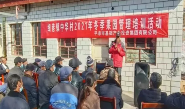 MK在线在静宁帮扶村开展冬季果园管理培训(图4)